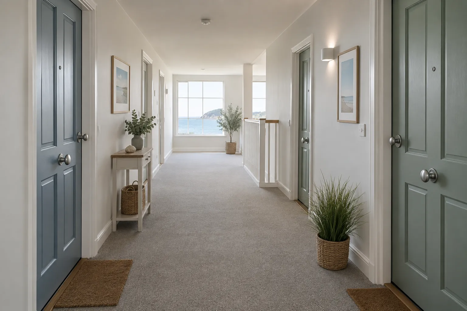 Corridors & shared spaces — illustrative interior